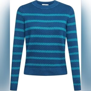 ESpirit Cotton Blue Long Sleeve Sweater Sz XL
